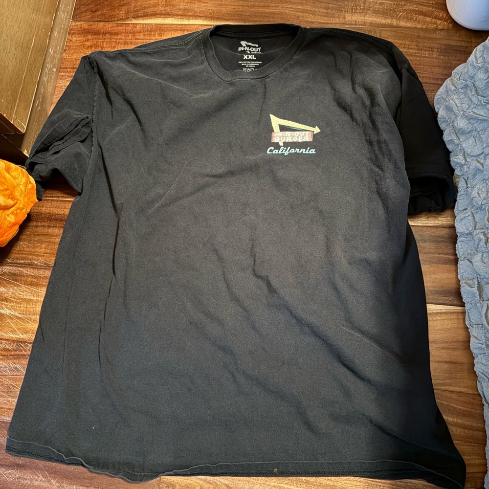 🍔 in-N-Out Burger‎ California Palm Tree Graphic Tee | Black XXL 0241